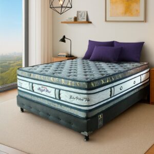 Euro Pillow Top - Colchón + Base Cama