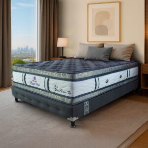 Real Doble Pillow Top - Colchón + Base Cama