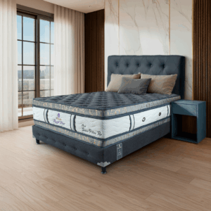 Real Doble Pillow - Colchón + Base Cama + Espaldar